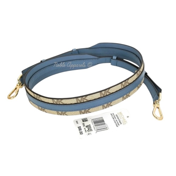 Michael Kors Logo Guitar Strap in Blue – NWT - Picture 2 of 4